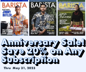 Barista Magazine 20% off subscriptions sale ad