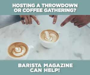 Barista Magazine Event Support Ad