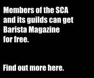 Barista Magazine free subscription for SCA members ad