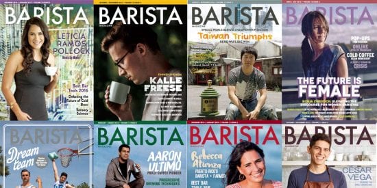 Change your barista magazine subscription address