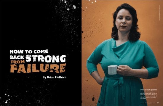 Barista Magazine August + September 2019 Issue how to come back strong from failure