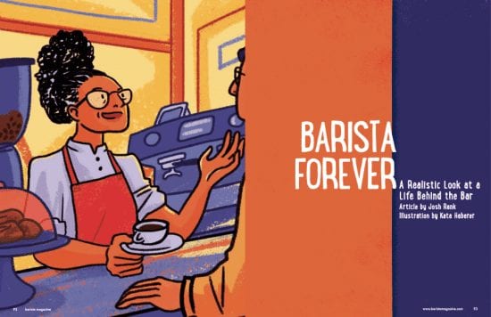 December + January 2020 issue Coffee Careers Barista Forever