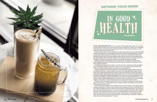 August + September 2020 issue Rethink Your Drink