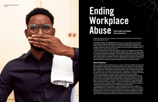 Barista Magazine October + November 2020 Issue Ending Workplace ABuse