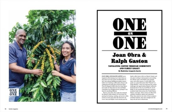 December 2020 + January 2021 issue of Barista Magazine One on One