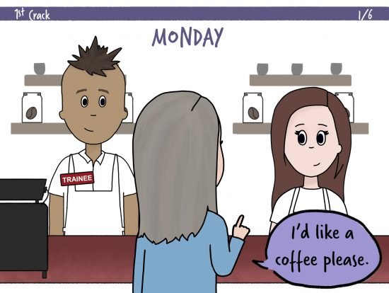 1st Crack Coffee Comic Jan. 16, 2021 Panel 1