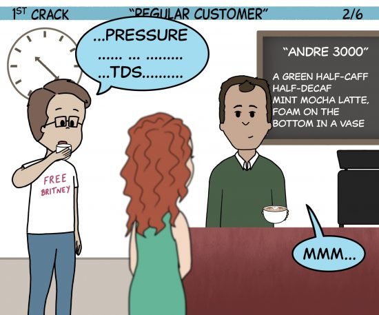 1st Crack Coffee Comic Feb. 27, 2021 Panel 2