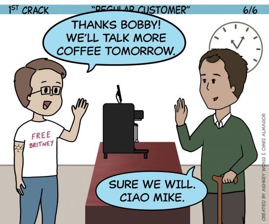 1st Crack Coffee Comic Feb. 27, 2021 Panel 6