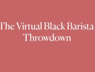 Plain text that reads The Virtual Black Barista Throwdown.