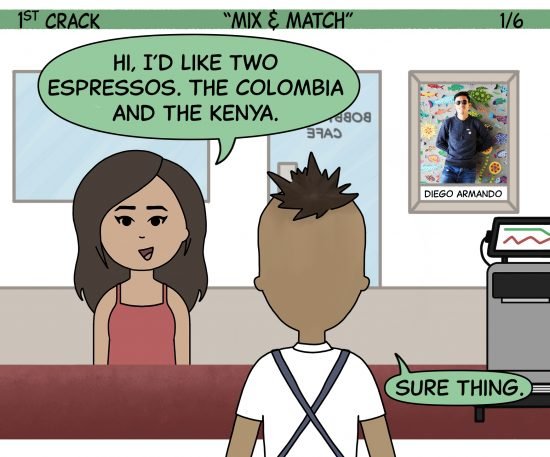1st Crack Coffee Comic March 13, 2021 Panel 1