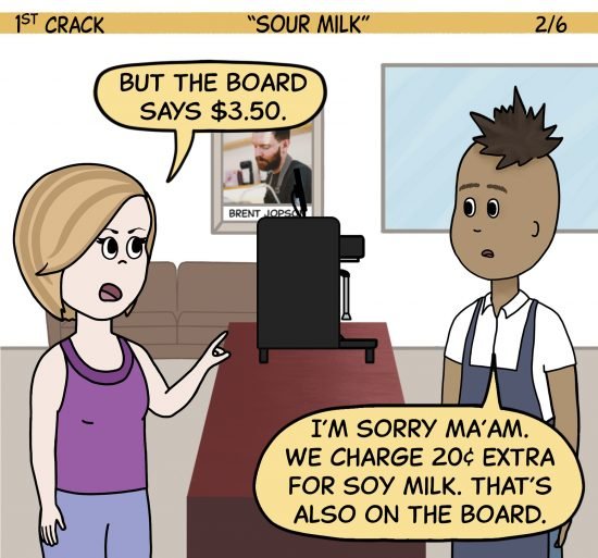 1st Crack Coffee Comic April 3, 2021 Panel 2