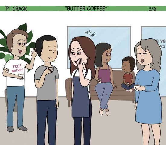 1st Crack: A Coffee Comic Strip (April 17, 2021) Panel 3