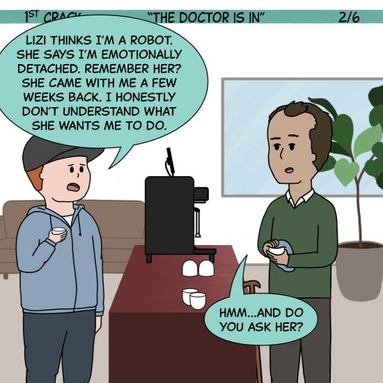 1st Crack Coffee Comic June 5, 2021 Panel 2