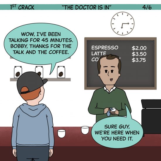 1st Crack Coffee Comic June 5, 2021 Panel 4