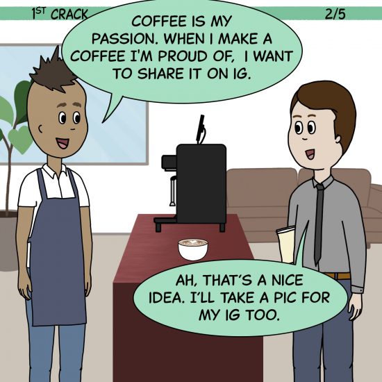 1st Crack a Coffee Comic for the Weekend - Sept. 11, 2021 Panel 2