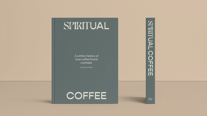 A picture of the green spiritual coffee book.