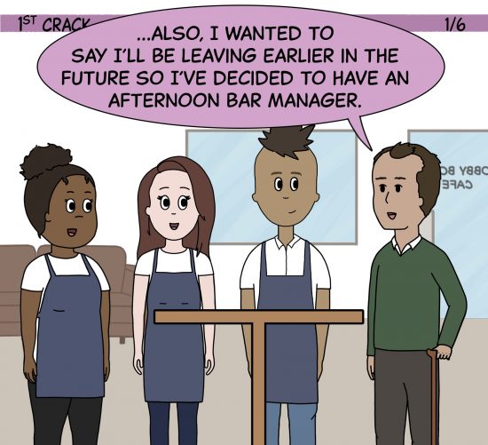 1st Crack a Coffee Comic for the Weekend - Nov. 27, 2021 Panel 1