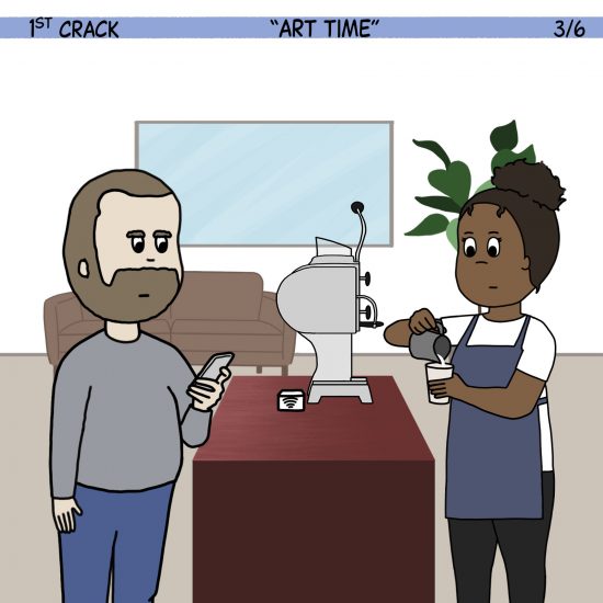 1st Crack a Coffee Comic for the Weekend - Jan. 8, 2022 Panel 3