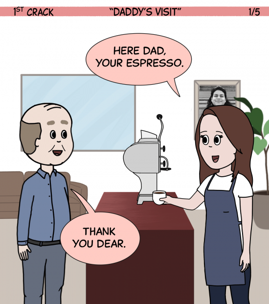 1st Crack a Coffee Comic for the Weekend - Jan. 15, 2022 Panel 1