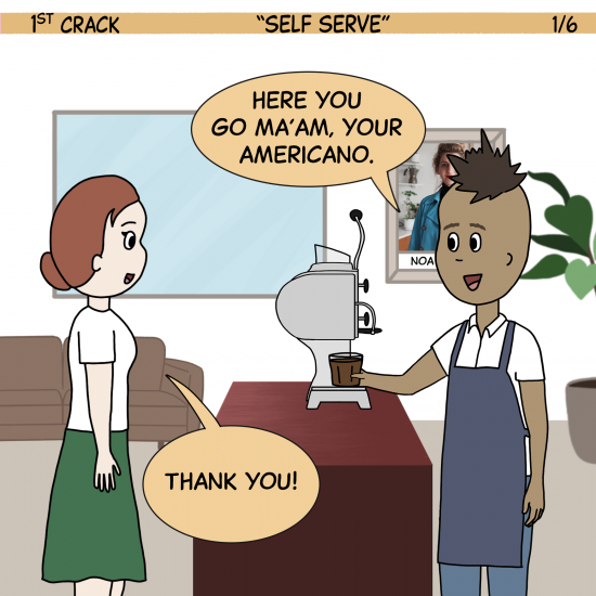 1st Crack a Coffee Comic for the Weekend - Jan. 22, 2022 Panel 1
