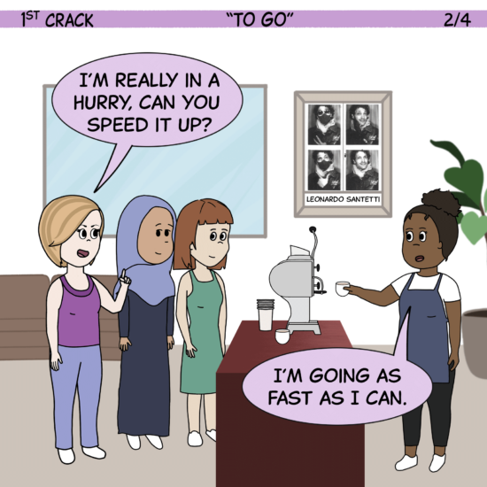 1st Crack a Coffee Comic for the Weekend - Feb. 12, 2022 Panel 2