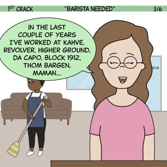 1st Crack a Coffee Comic for the Weekend - Feb. 26, 2022 Panel 3