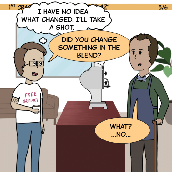 1st Crack a Coffee Comic for the Weekend - March 19, 2022 Panel 5