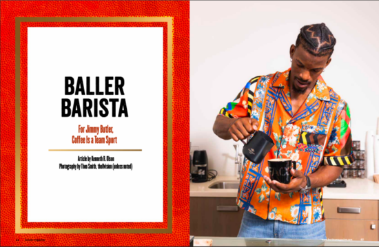 Abril + mayo de 2022 Edición de aniversario Presentación de la portada con Jimmy Butler.