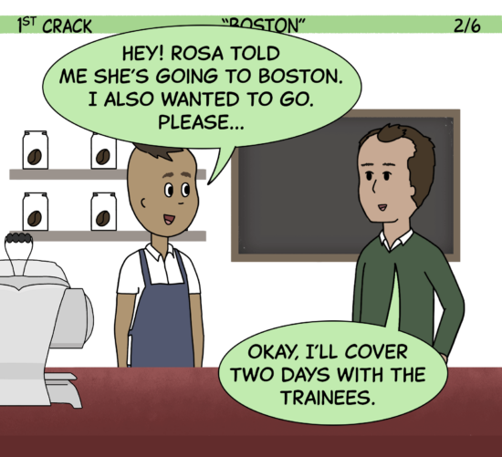 1st Crack a Coffee Comic for the Weekend - April 9, 2022 Panel 2