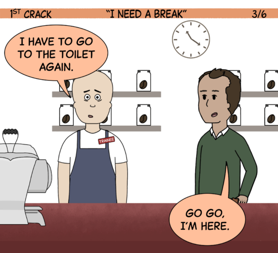 1st Crack a Coffee Comic for the Weekend - April 16, 2022 Panel 3
