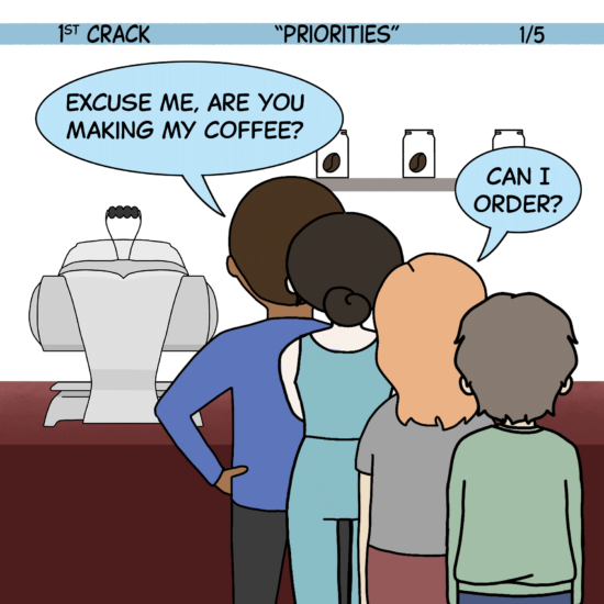 1st Crack a Coffee Comic for the Weekend - April 30, 2022 Panel 1