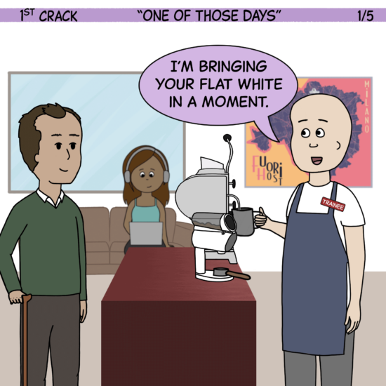 1st Crack a Coffee Comic for the Weekend - June 11, 2022 Panel 1