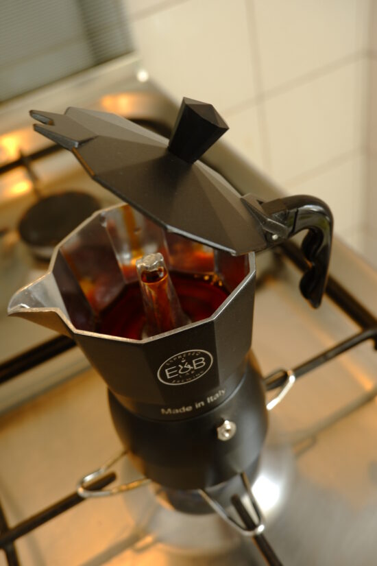 E&B Lab by IMS 3 Cup Stovetop Moka Pot