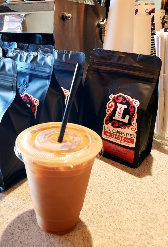 The Chicory Brewed Iced Coffee summer drink at Lulu Carpenter's in Santa Cruz, Calif.