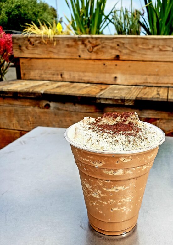 The Creamy Beige summer drink at Cat & Cloud in Santa Cruz, Calif.