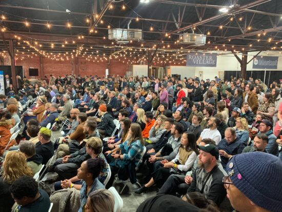The audience at the Nashville Qualifier in 2020 for the U.S. Coffee Championship.