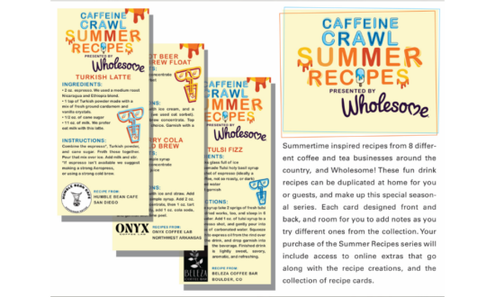 Summer drink recipes by participants from Caffeine Crawls.
