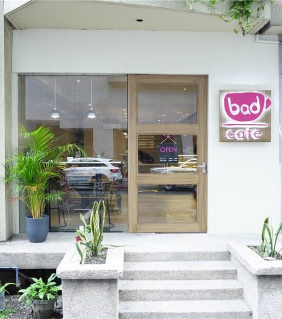 The exterior of Bad Café in Makati.
