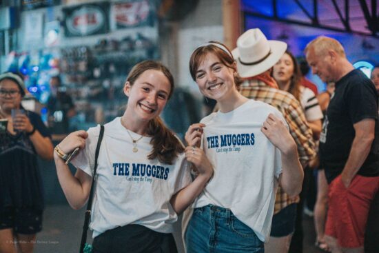 Lyda Cosgrove and Caroline Gould of the team The Muggers.