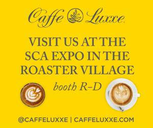 Caffe Luxxe Ad Visit Us at Booth R-D at SCA Expo