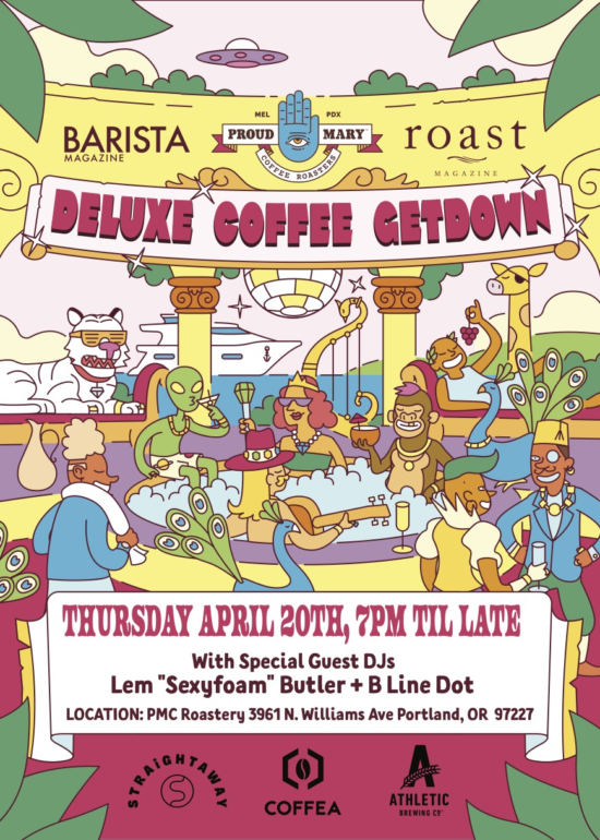Deluxe Coffee Getdown poster.