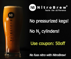 Nitro Brew Banner ad use coupon 50off