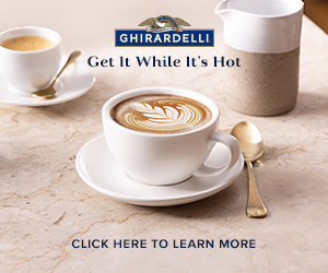 Ghirardelli hot chocolate banner ad