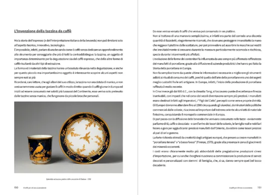 two-pages from the book Il Caffè Per Chi Non Si Accontenta