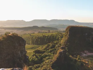 Overlooking the Mío farm.